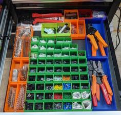 Various Size Hardware Organizer Boxes 3D Printer Model