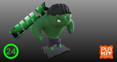 Marvel The Hulk 3D Printer Model