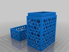 Customizable Playing Card Box 3D Printer Model