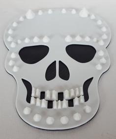 Skull Snowboard Stomp Pad 3D Printer Model