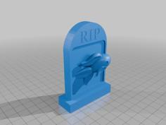 Fish Tombstone 3D Printer Model