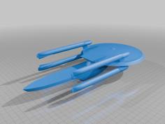 Stellar Class_Excelsior Variant-Star Trek 3D Printer Model