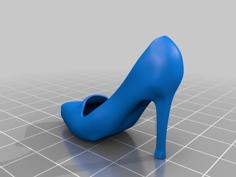 High Heel Shoe 3D Printer Model