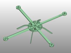 Quadcopter 3D Printer Model