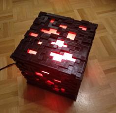 Minecraft Lamp 3D Printer Model