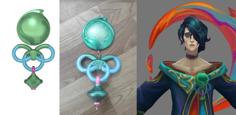 Accessory Of Hwei In League Of Legends 3D Printer Model