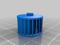 Squirrel Cage Blower 3D Printer Model