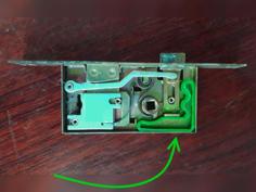 Door Latch Spring Fix 3D Printer Model