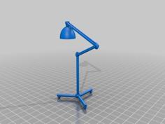 Miniature Floor Lamp 3D Printer Model