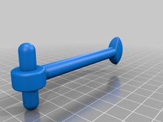 Trailer Door Latch Holder 3D Printer Model