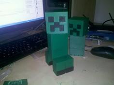 Parametric Minecraft – Creeper 3D Printer Model