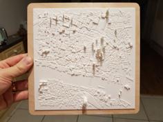 3D Map Of The City Of London 3D Printer Model