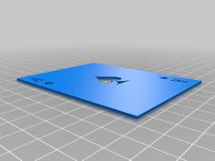 (A) Playing Cards 3D Printer Model