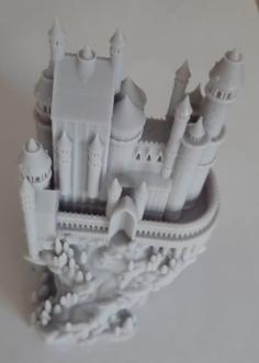 Fantasy Castle Hollowed 4mm Wall 3D Printer Model