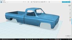 Remix K10 Silverado Single Cab For RC Truck 3D Printer Model