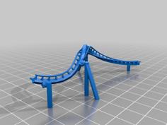 Roller Coaster Corkscrew Inversion 3D Printer Model