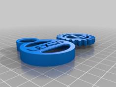 LEXUS GEAR KEY CHAIN 3D Printer Model