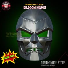 Dr Doom Mask – Marvel Doctor Doom Helmet Cosplay – FREE STL 3D Printer Model