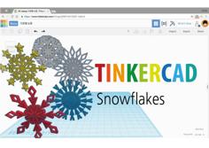 Snowflakes By Tinkercad 3D Printer Model