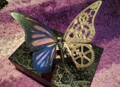 Mechanical Butterfly 3D Printer Model