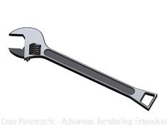 Print In Place Crescent Wrench With Bottle Opener 3D Printer Model