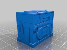 Sci Fi Dumpster / Incinerator 3D Printer Model