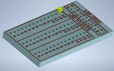 Jeu De Boules Scoreboard 3D Printer Model