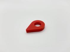 Dropped Pin Magnet 3D Printer Model