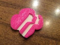 GSA GIRL SCOUTS OF AMERICA LOGO PIN OR MAGNET 3D Printer Model