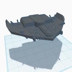 Tau Manta Defense Aircraft 3D Printer Model