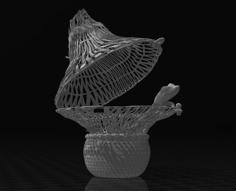 Boba Fett’s Hallucinogenic Lizard In Weaved Basket 3D Printer Model