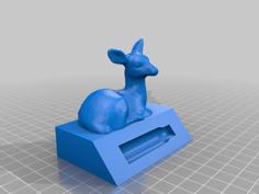 Deer Trophy For .308 Cartridge 3D Printer Model