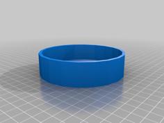 Blue Circle Key Tray 1 3D Printer Model