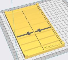 Moped Plate Holder (Tomos) 3D Printer Model