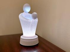 A Mother’s Arms, Mother’s Day Lighted Sculpture 3D Printer Model