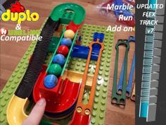 Hubelino / Duplo Compatible Marble Run Items 3D Printer Model