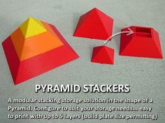 Pyramid Stacker 3D Printer Model