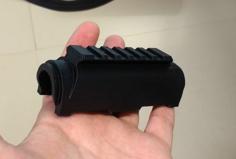 Railed (high-profile) Handguard For AK74u (Cyma) 3D Printer Model