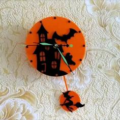 Halloween Wall Clock 3D Printer Model