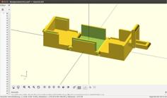 Parametric Box With Latch 3D Printer Model