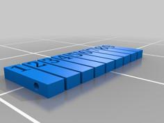 SHUT THE BOX FLIPPERS 3D Printer Model