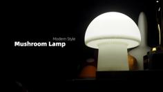 Mushroom Lamp – Modern Style 3D Printer Model