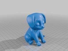 Toonish Dog 3D Printer Model