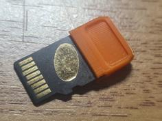 MicroSD Card Grip 3D Printer Model