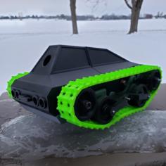 RD9000 RC Tank With FPV 3D Printer Model