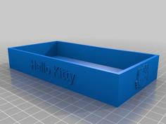 Hello Kitty Doob Tray 3D Printer Model