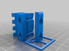 Airsoft 3/4″ Picatinny Riser With Clamp 3D Printer Model