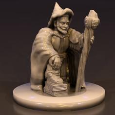 Gnome Wizard Magnus (28mm) 3D Printer Model