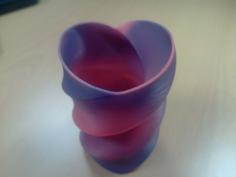 Twisted Heart Vase 3D Printer Model