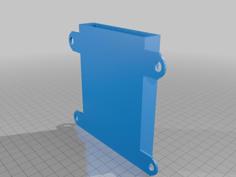 HDD Under-desk Mount STL 3D Printer Model